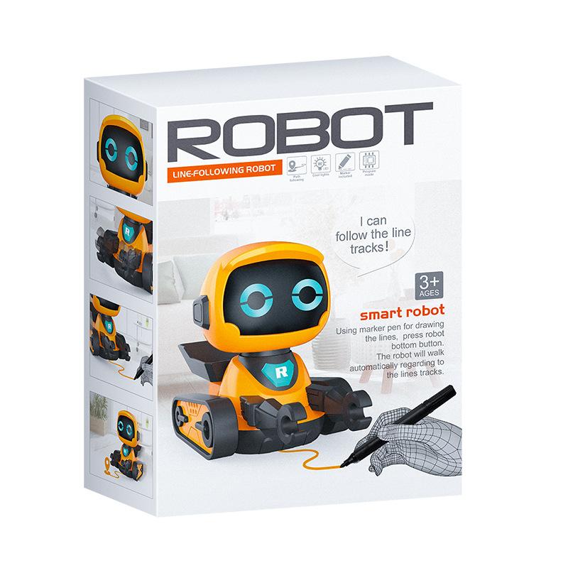 Smart Robot Toy For Early Education Track Drawing Cute Fun Sound Effect Children's Gift Intelligent AI Toy Educational Plaything