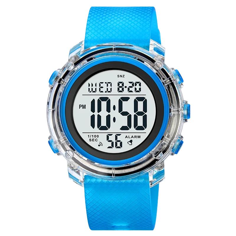 SKMEI 1996 Calendar Clock reloj hombre Japan Digital movement LED Light Watch Mens Women 5Bar Waterproof Countdown Wristwatches