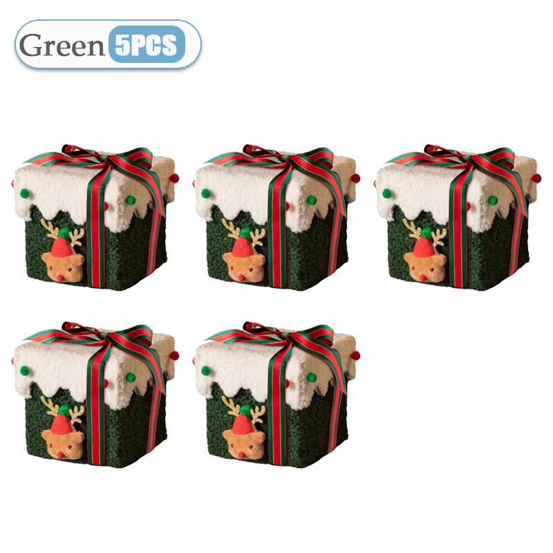 Cute Christmas Gift Box Christmas Eve Apple Packaging Box Creative Plush Fabric Decoration Gift Girlfriend Exquisite Apple Box