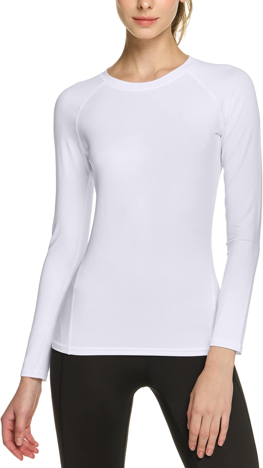 

Компрессионный Лонгслив 1 Пот Быстросохнущий УФ Базовый Подходит для Всех [Tesla] Одежда, Рукав, Штука, Женский, Нижнее белье, Впитывающий, Сушащий, Защита, Эластичный,