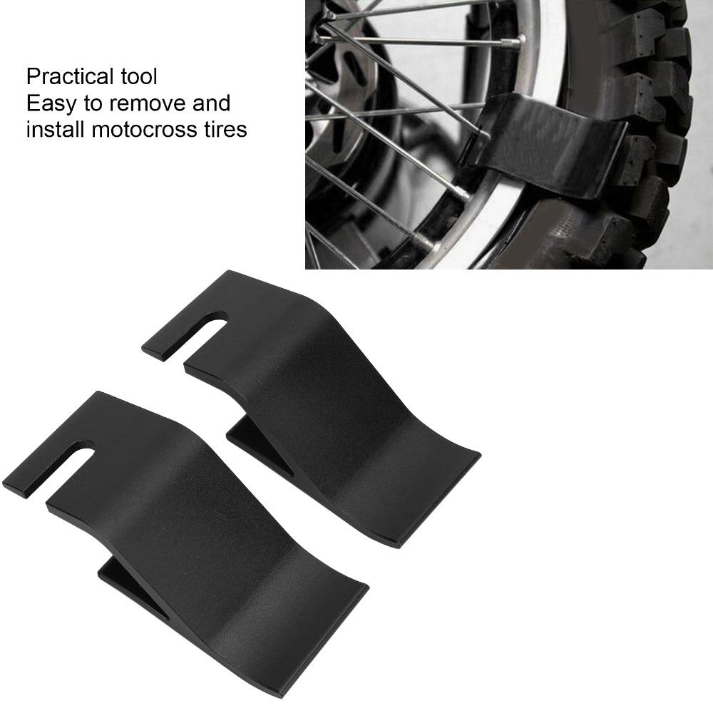 2PCS Blue/Black Tire Bead Holder Hook  Off Road Motorcycle Tire Changing