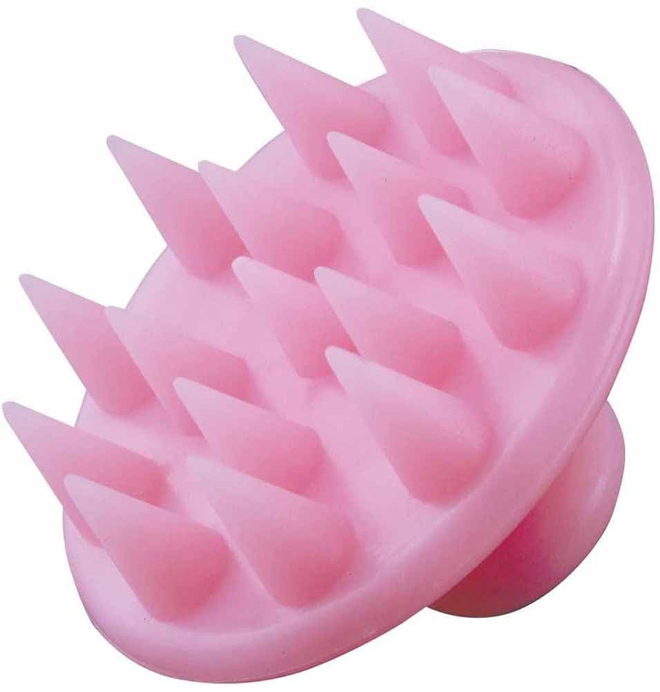 Shimomura Kihan Silicone Shampoo Brush In for Men and Hair Pore 27169 [Made Japan] Women, Washing, Scalp, Massage, Bathing, Pink,