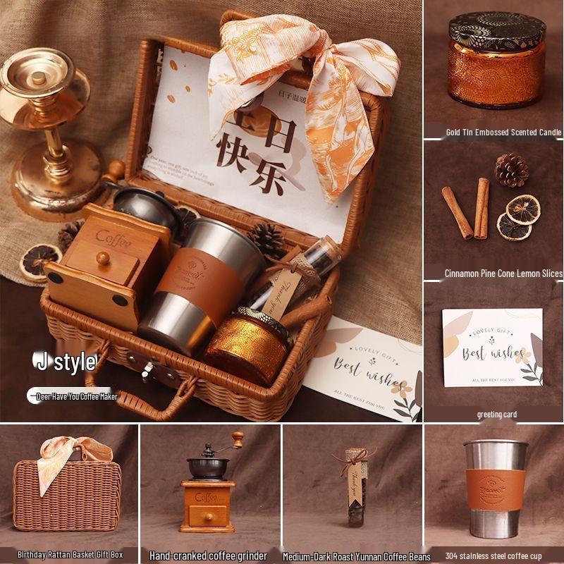 Luxus Kaffeemaschine Geschenkbox für beste Freunde - Aromatherapie & Kreatives Design