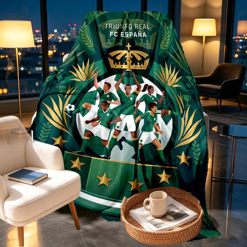 Club Santos Laguna Print Blanket - Soft & Comfortable, for Bedroom, Travel, Sofa, Home Decoration - Birthday Christmas Gift for Friend