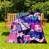 1pc K-Pop Demons Outdoor Blanket Lightweight Flannel, All-Season Use for Sofa, Bed, Travel, Camping, Living Room, Office, Couch067