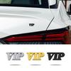 Personalized VIP Car Logo Sticker: Metal Tail, Side Decorative, Anti-Scratch Design