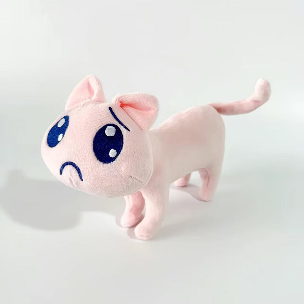 20CM Kawaii Weiches Spiel Bedürftiges Mädchen Überdosis KAngel Cosplay A P Rosa Katze Kuscheltier Kissen Begleitung Schlaf Geschenke Spielzeug für Kinder