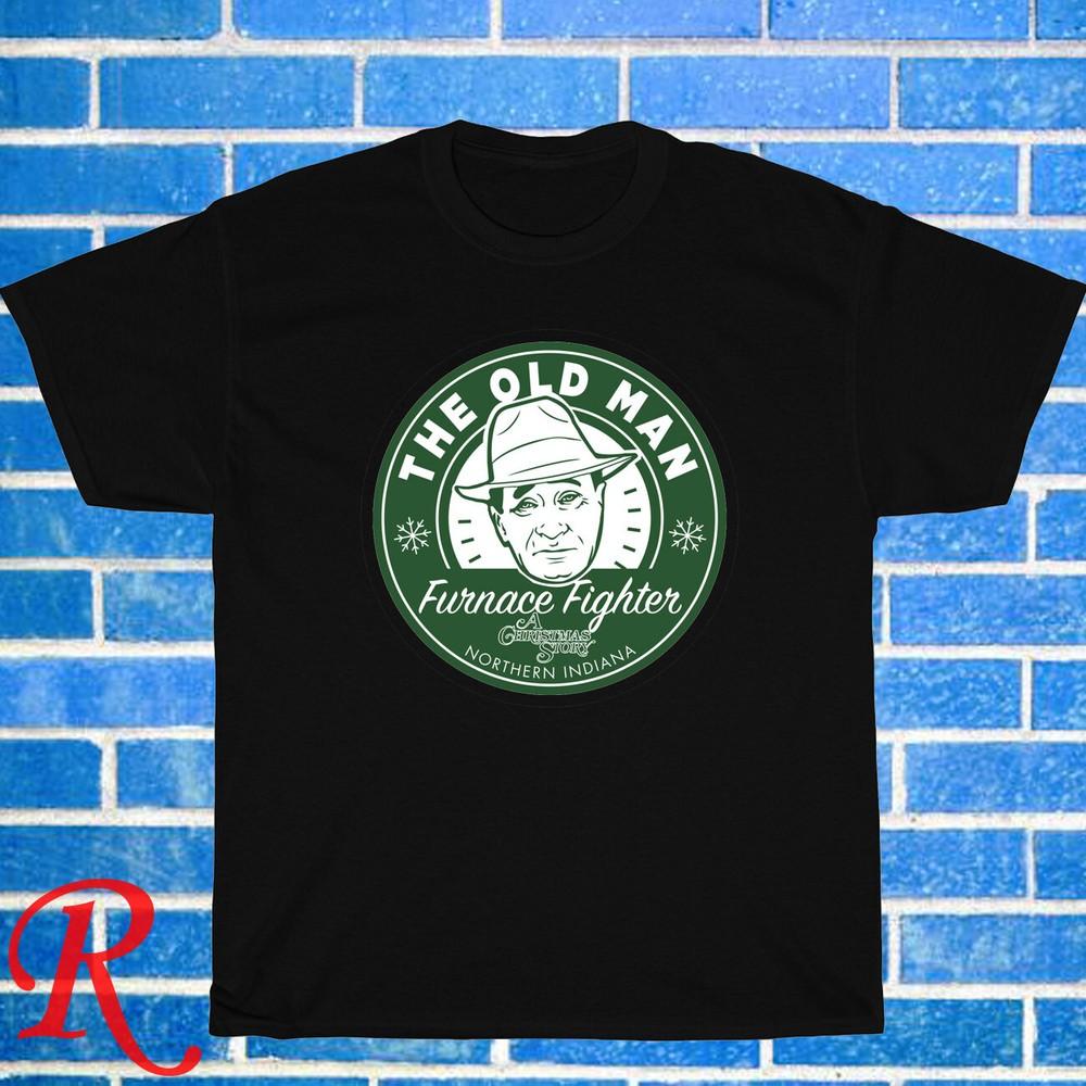 

New Shirt A Christmas Story The Old Man Black/Grey Size S-3XL Unisex T-Shirt L
