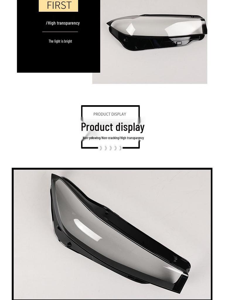 Capa de Farol Compatível para BMW Série 3 G20/G28 2023: Carcaça Traseira do Abajur Transparente