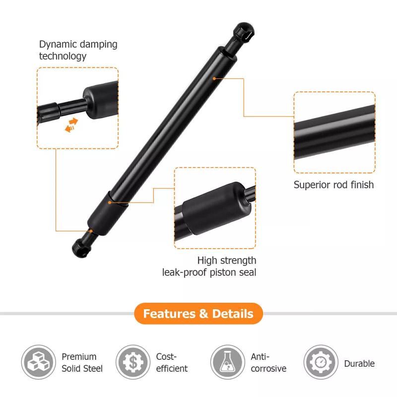Barre di Supporto Cofano Posteriore Auto Ammortizzatore Portellone Posteriore Per Ford F150 F250 F350 2015~2024 Ammortizzatore Idraulico di Assistenza Portellone Posteriore Auto