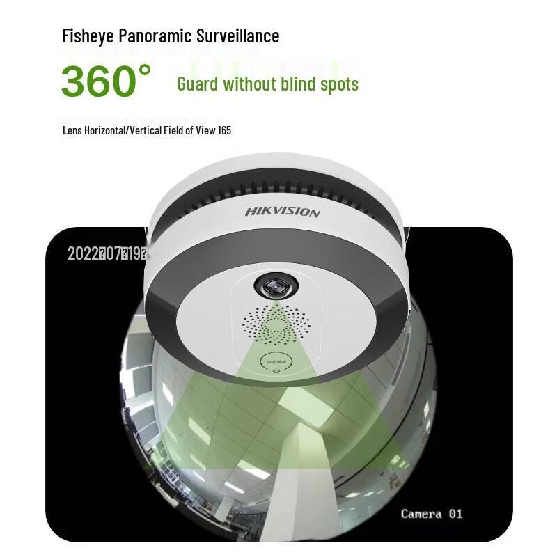 Hikvision NP-V3Y 4G Smart Smoke Detector & 2MP Camera CN Plug (adapter Included)