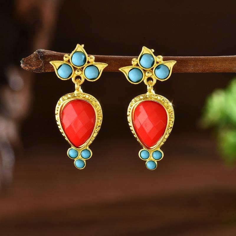 Retro Bohemian Earrings For Women Boho Ethnic Drop Earrings Ear Jewelry For Women Jewelry Gifts