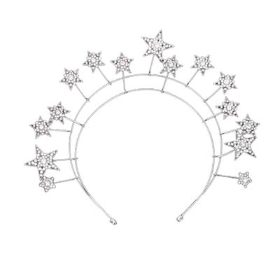 Hochzeitstiara Sternentiaras Haarreif Brauttiaras Hochzeits Strasssteine Haarreif