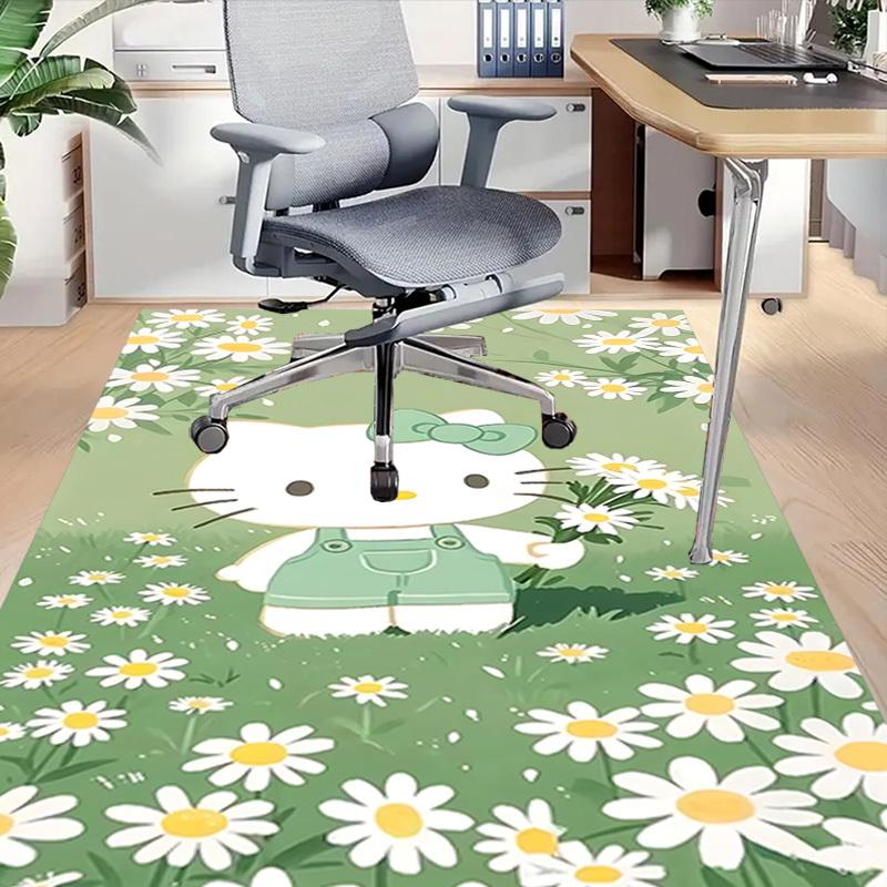 1pc Hello Kitty Carpet Office Rug Outdoor Mat Home Decor Area Carpet Festival Gift Office Desk Chair Carpet