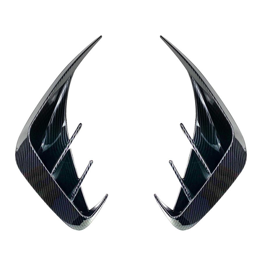 Rear Bumper Diffuser Outlet Trim For Bmw G20 G28 3 Series 2019-2021 Carbon Look