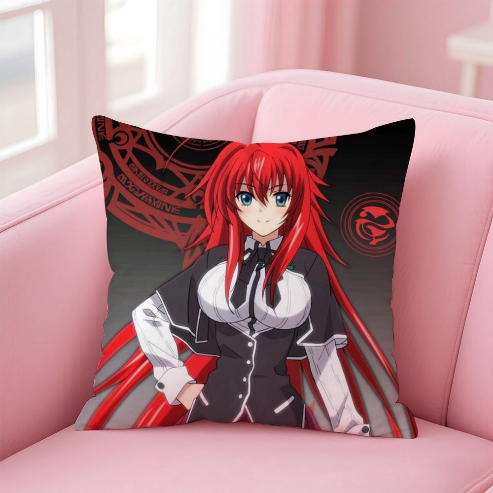 H-High School Dxd Cushion Cover Comfortable Reversible Pillow Cover Ideal For Car Sofa Bedroom & Beyond