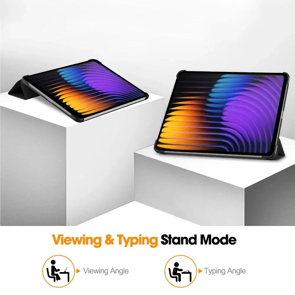 For Pad 7 Case 11.2 Inch Tri-Folding Flip Stand Case Funda For Pad 7 Pro Mi Pad 7 with Auto Sleep Cover