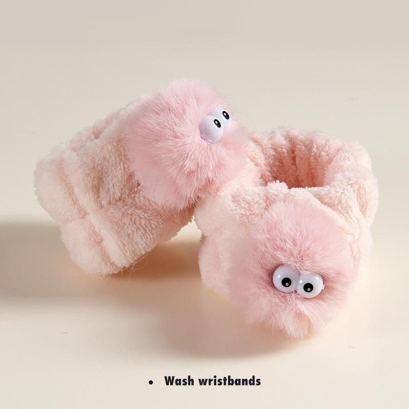 Absorbent Wrist Wash Bands, Soft Terry Cloth Wristbands for Face Washing, Makeup, Spa Prevent Water Dripping
