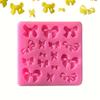 1 pezzo Stampo in Silicone per Cravatta a Farfalla, Decorazioni Fai da Te, Stampo in Silicone per Argilla a Rilascio Facile, Gadget, Strumenti per Artigianato, Materiali per Pittura e Arte