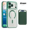 Magnetic Leather Transparent Flip Wallet Case For iPhone 17Air/16 pro Max 15 14/13/12/11 with Card Holder Bumper Bag Built-in Stand