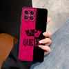 Case for Honor 70 X7 90 8X Magic5Lite X6 X5b X9a 200 400 Lite X8 Funda Phone Cover Crown Letters