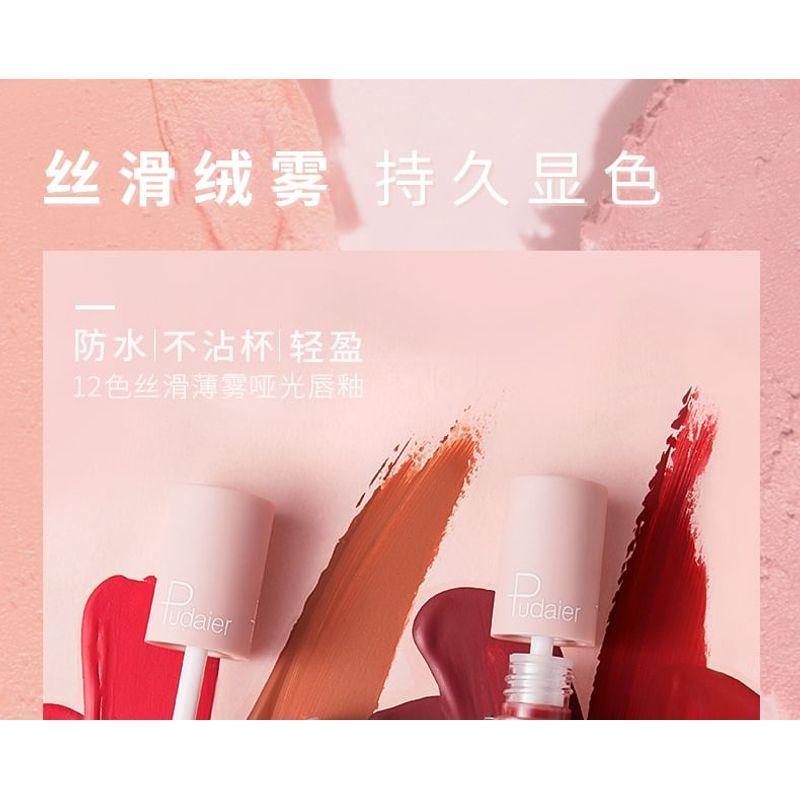 Pudaier - Velvet Matte Liquid Lipstick - 12 Colors