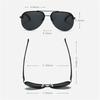 Fashion Polarized Toad Sunglasses Men Women Classic Mirror Eyeglasses Coating Anti-glare Sunscreen Metal Frame Glasses UV400