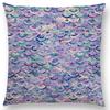 New Blue Lace Moroccan Colorful Geometric Patterns Tribal White Rectangle Prints Cushion Cover Car Sofa Throw Pillow Case