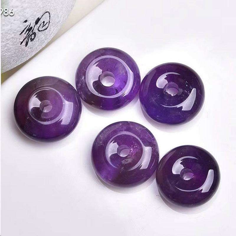 Amethyst Butterfly Flower Charm: Buddha, Nine-Tailed Fox, Cat, Rabbit, Crystal Bear Pendant