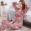 Pure cotton pajamas women's spring and autumn long-sleeved winter large-size pajamas, summer women's suits, loungewear can be worn outside