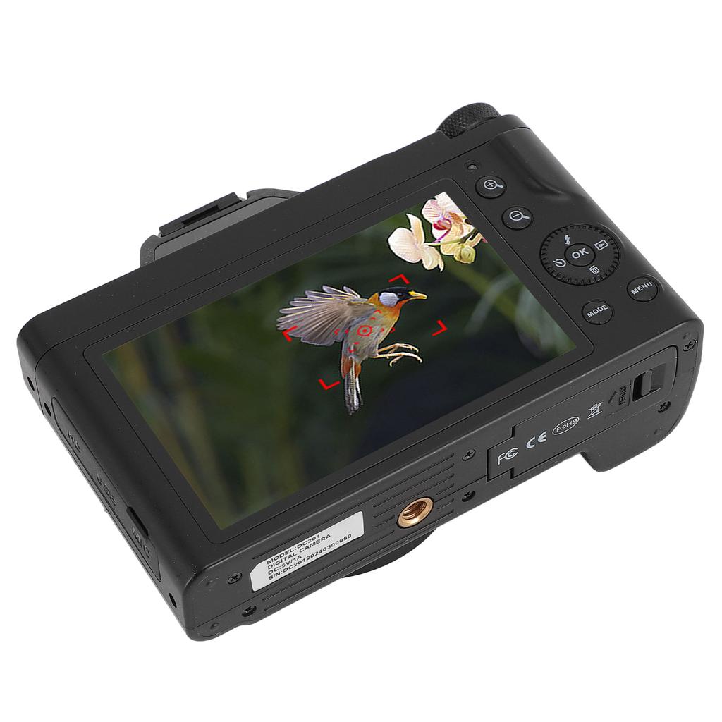 4K Digital Camera for Photography 48MP Video Camera with 3.5 Inches IPS Display 16X Digital Zoom Web