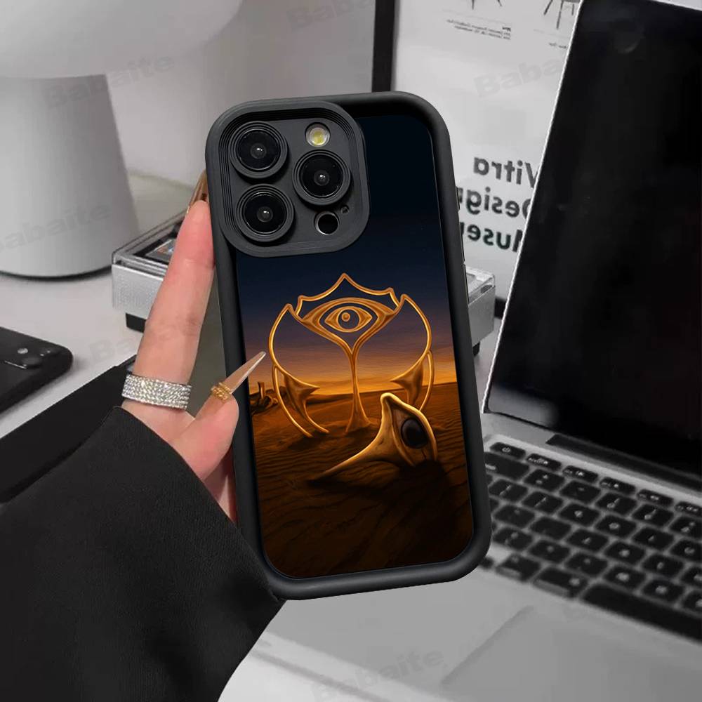 T-tomorrowland Logo Phone Case For iPhone 17 16 E 15 14 13 12 11 Pro Max Plus Back Cover