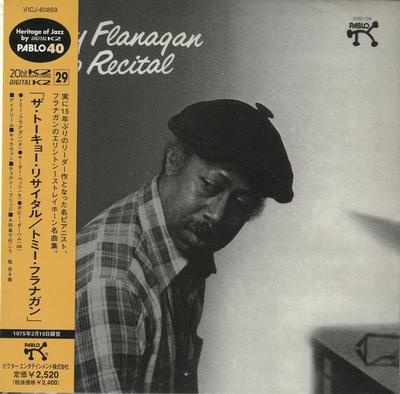 CD TOMMY FLANAGAN  Tokyo Recital VICJ60869 PABLO 2001 Japan ObiJazz Used