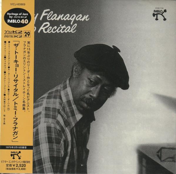 CD TOMMY FLANAGAN  Tokyo Recital VICJ60869 PABLO 2001 Japan ObiJazz Used