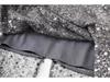 In-Stock Women's Silver Sequin Slit Skirt, Spring 2026 Collection