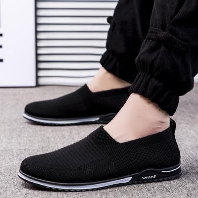 Fashion Men Shoes Lightweight Sneakers Men Fashion Casual Walking Shoes 2024 New Slip On Breathable Mens Loafers Shoes Men Sneakers