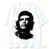 Che Guevara Klasická Ikonická Portrét Retro Grafické Tričko Revoluční Vintage Bílé Unisex Oversized Ležérní Streetwear Tričko