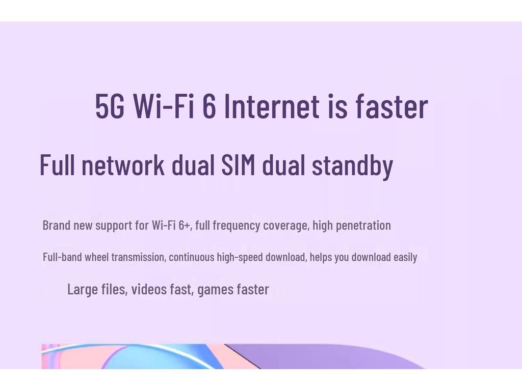 5G Tablet Pad with HD Eye Protection for Office, Study, and Gaming