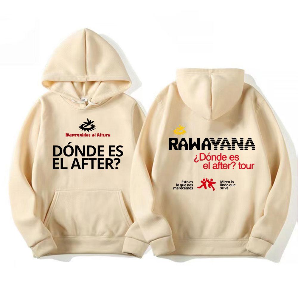 Rawayana Album Tour Merch Hoodies Men Women Harajuku Fashion Oversized Hoodie Sweatshirts