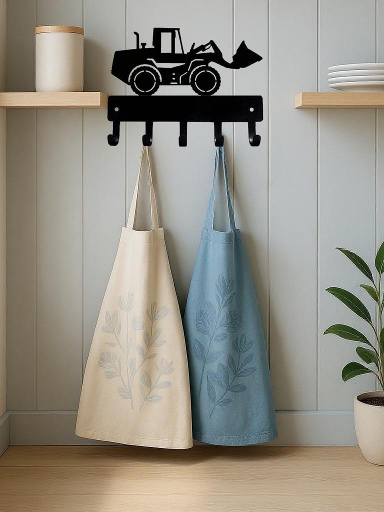 1pc Vintage Car Cup Hook Matte Black Iron Hanger, Rustproof Wall Decor for Garage Bathroom Bedroom