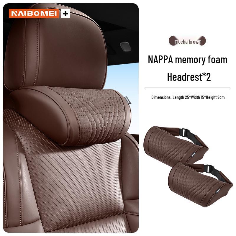 Zeekr 001/X/009 Car Headrest & Neck Pillow with Lumbar Support for Front and Rear Seats