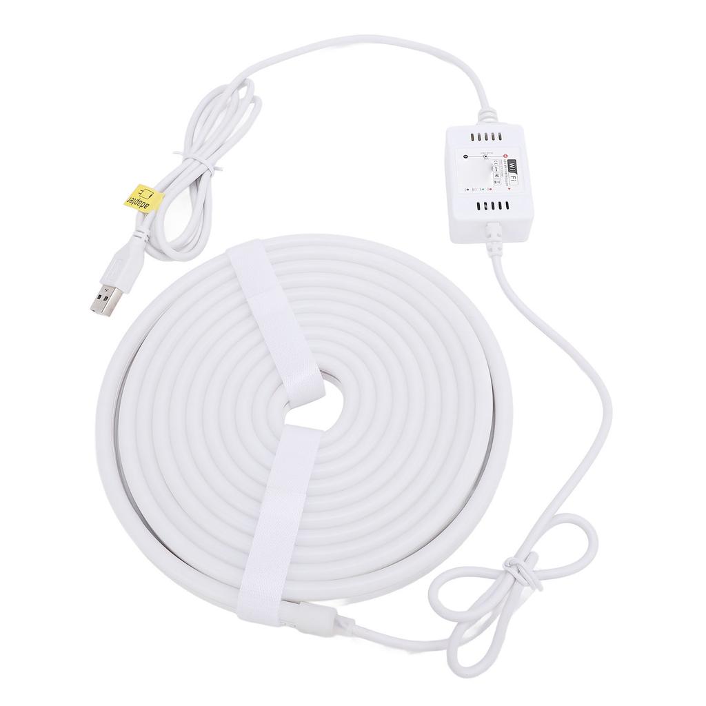 Neon Rope Light 9.84ft WIFI USB DC5V Powered Indoor Bedroom Outside Music Sync Remote Control RGB
