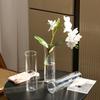 10Pcs Shatterproof Transparent Plastic Cylindrical Vases - Thickened Bohemian Style Party Decoration, Suitable For Various Festivals, Weddings