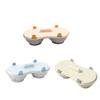 Polypropylene Microwave Egg Cooker with Molded Body, Rounded Profile, Covered Compartments, and Home Breakfast Use