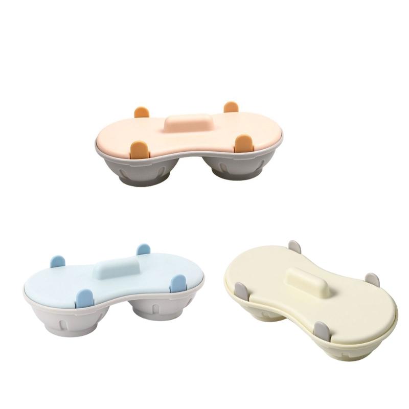 Polypropylene Microwave Egg Cooker with Molded Body, Rounded Profile, Covered Compartments, and Home Breakfast Use