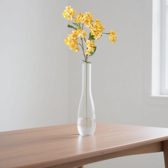 Artificial Flowers Branch Realistic Faux Blooms with Foliages Long-Lasting Faux Flowers for Home Living Room Decor Wedding Parties