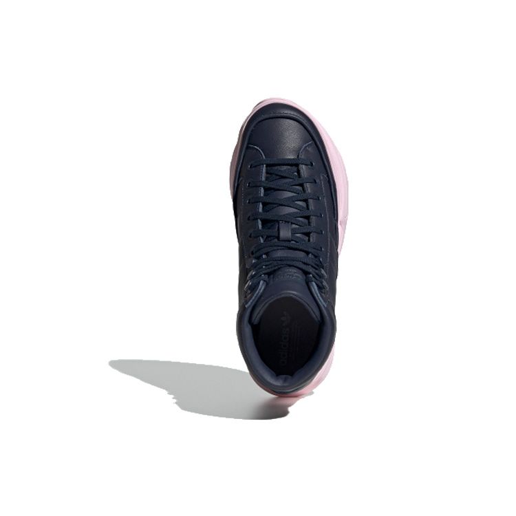 Adidas Originals Kiellor Xtra Fashion Trend Non-Slip Lightweight High-Top Casual Shoes Women Sneakers Dark-Blue Pink EF9110