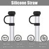 Set of 6 Bottle Straw Sleeves Straw Hat Straw Protectors Practical Straw Cover