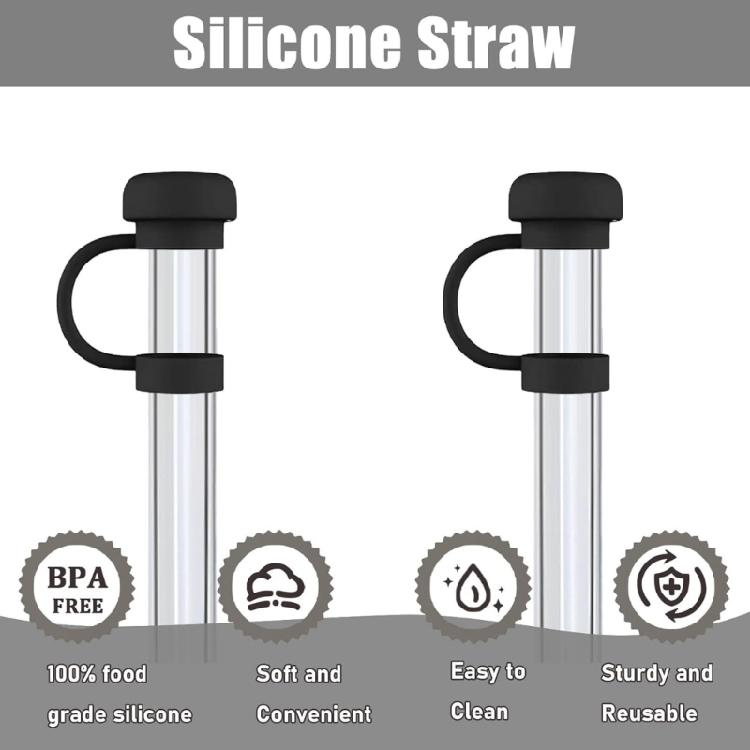 Set of 6 Bottle Straw Sleeves Straw Hat Straw Protectors Practical Straw Cover