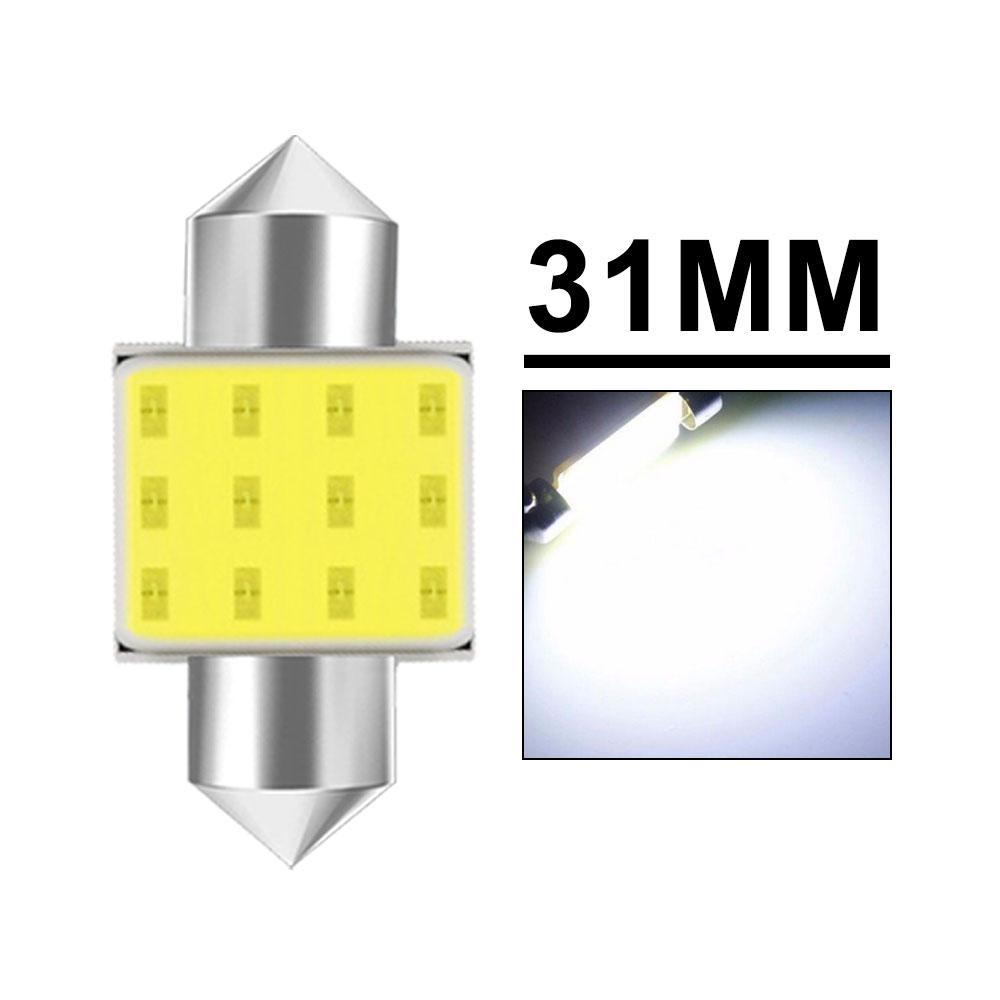 10/20/50 Stück C5W LED-Birne Soffitte 31mm 36mm 39mm 41mm 12V 7000K Weiß Auto Innenraum Deckenleuchte Leseleuchte Kofferraum Kennzeichenbeleuchtung